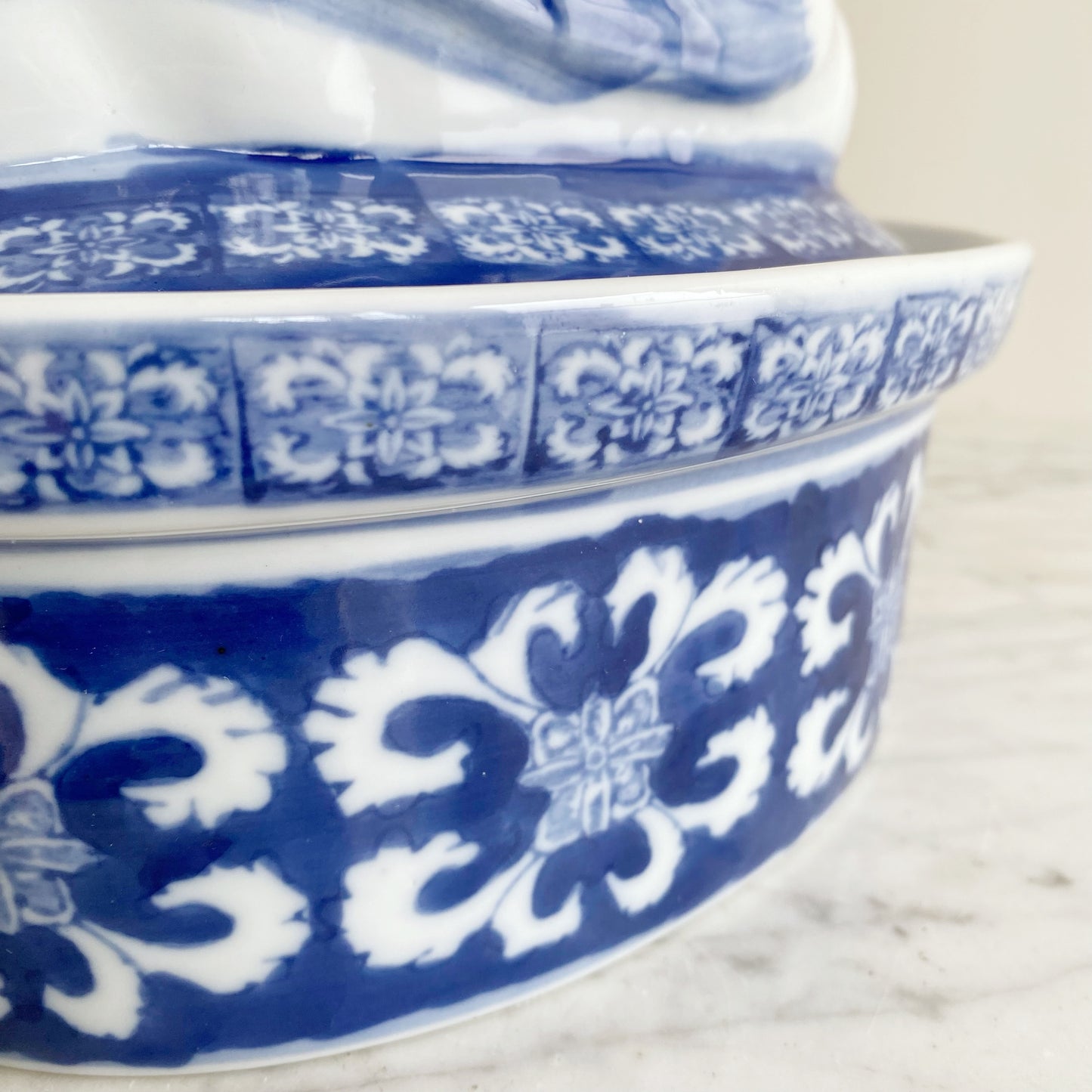 Vintage Hand-painted Porcelain Duck Tureen