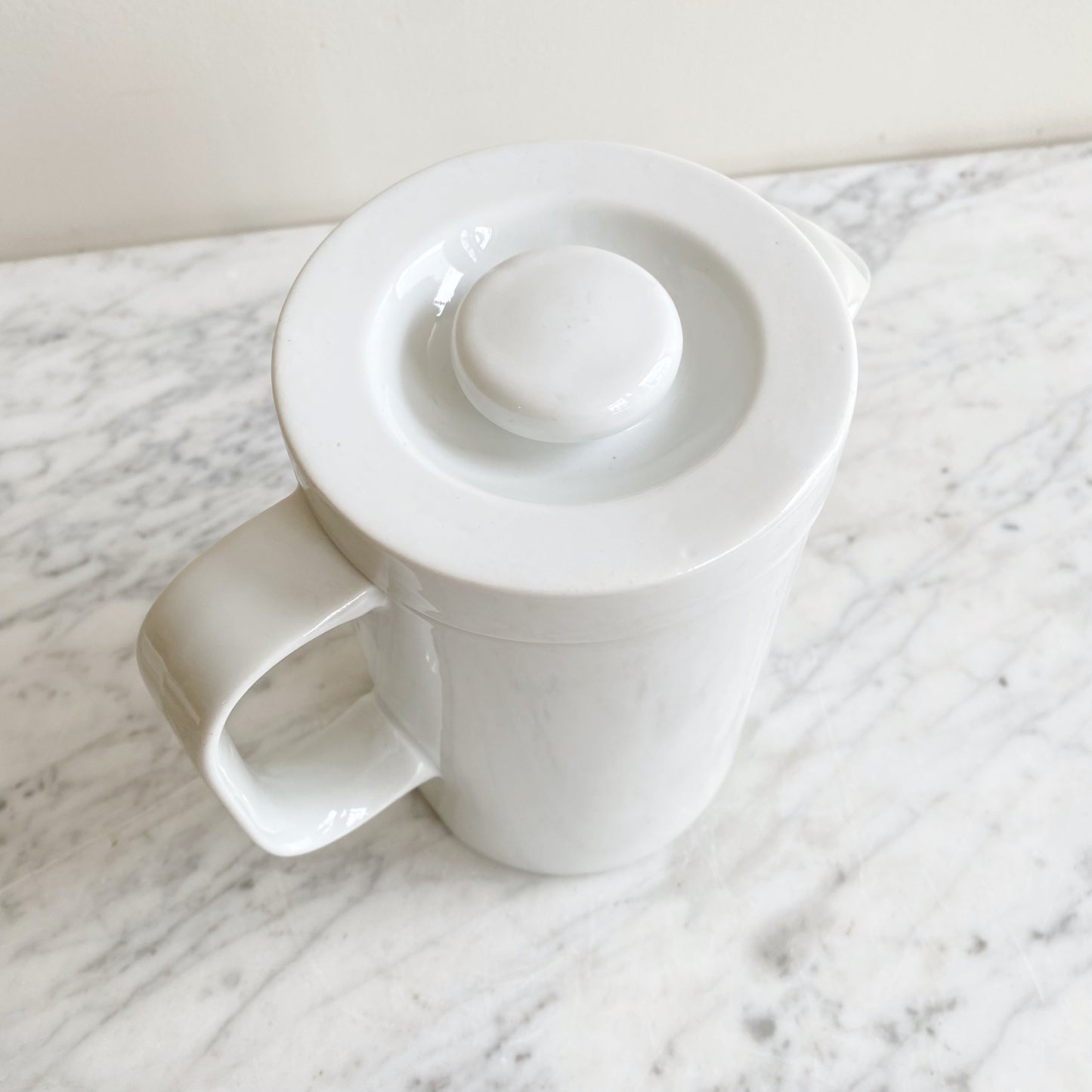 Vintage Minimalist Modern Porcelain Pitcher