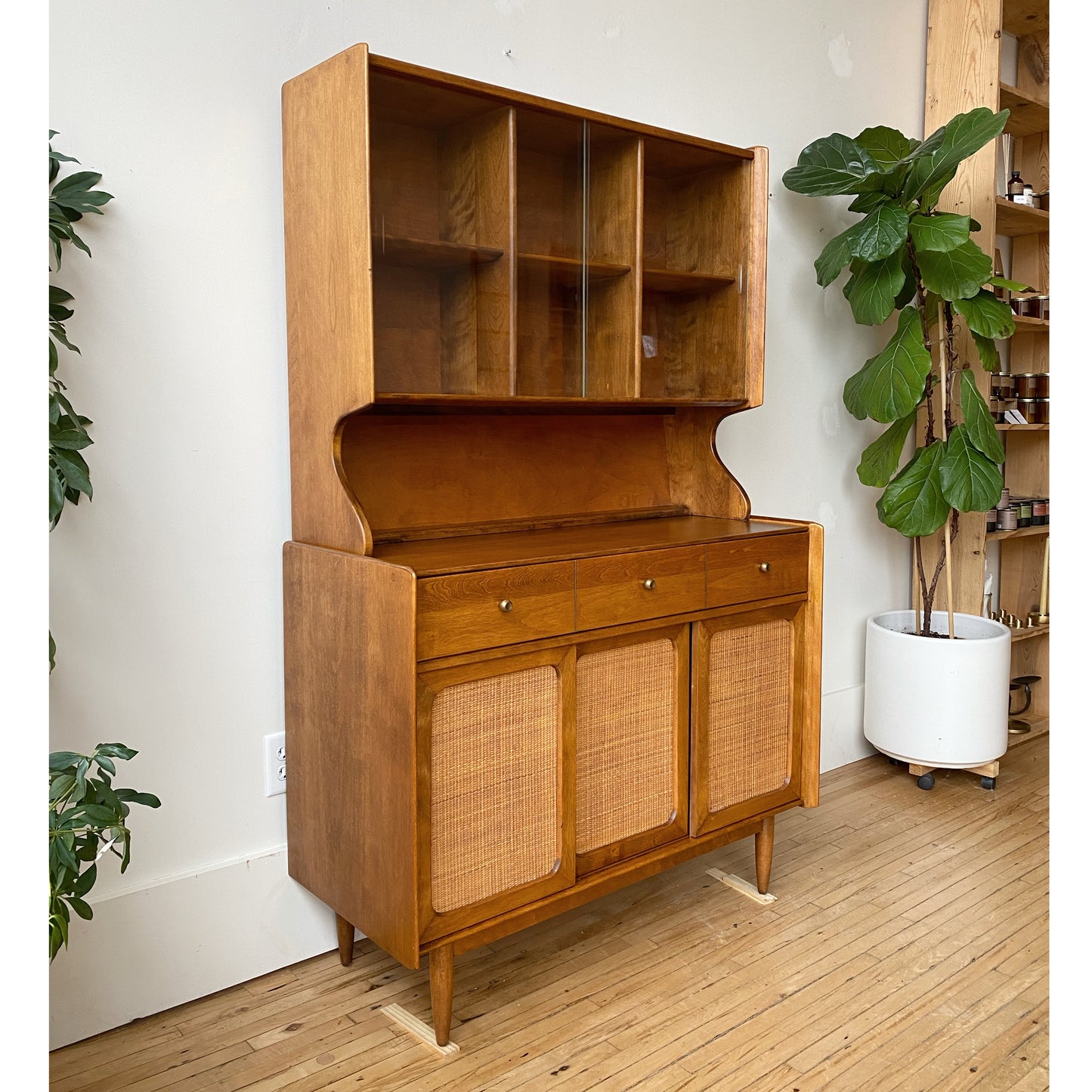 Vintage MCM Hutch by Conant Ball, Circa 1960's