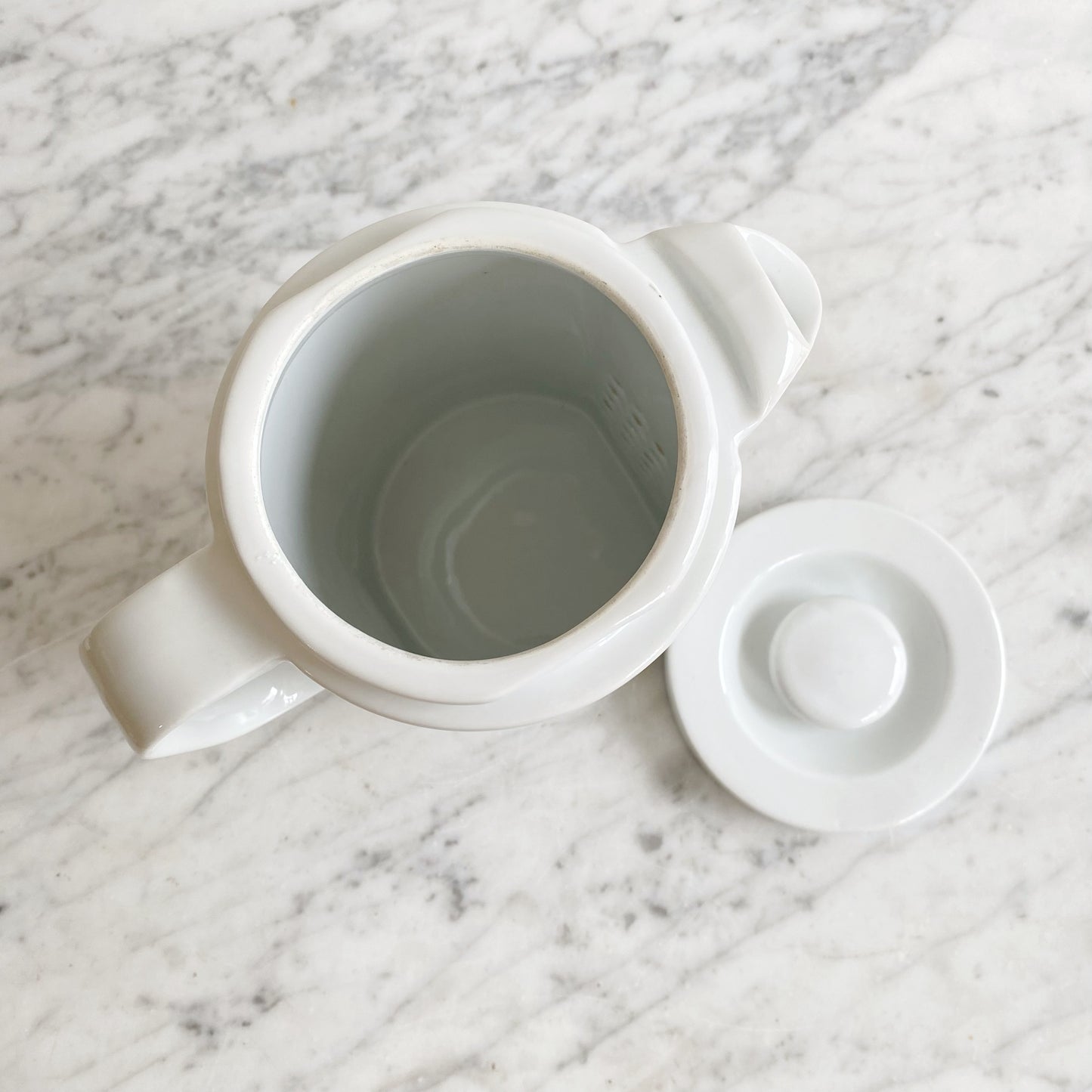 Vintage Minimalist Modern Porcelain Pitcher