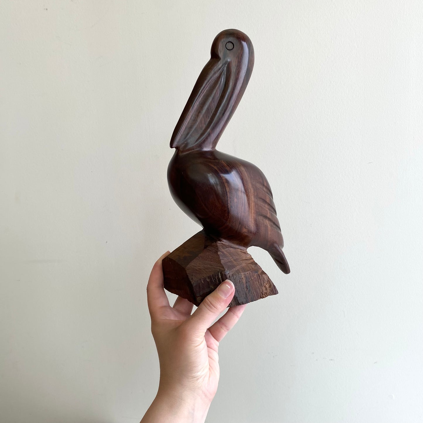 Vintage Ironwood Pelican, 11"