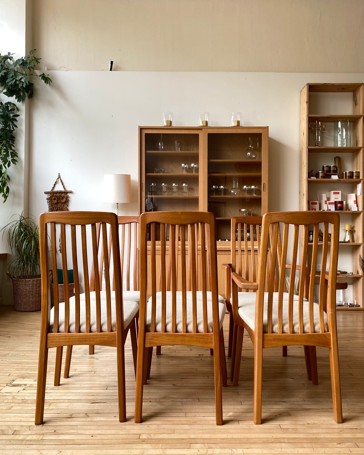 PENDING: S/6 Vintage Teak Dining Chairs by Benny Lindén Design