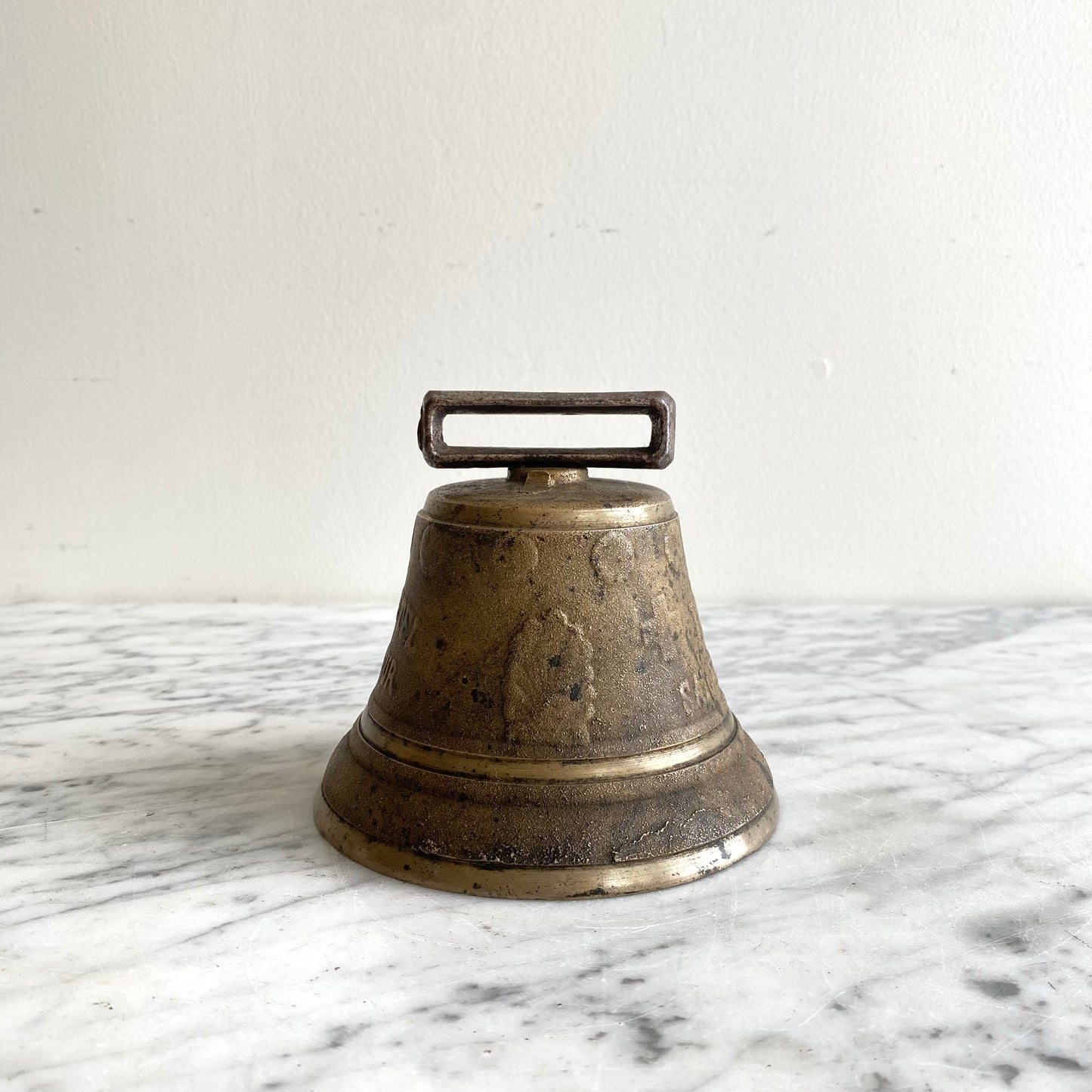 Large Antique Swiss Brass Bell