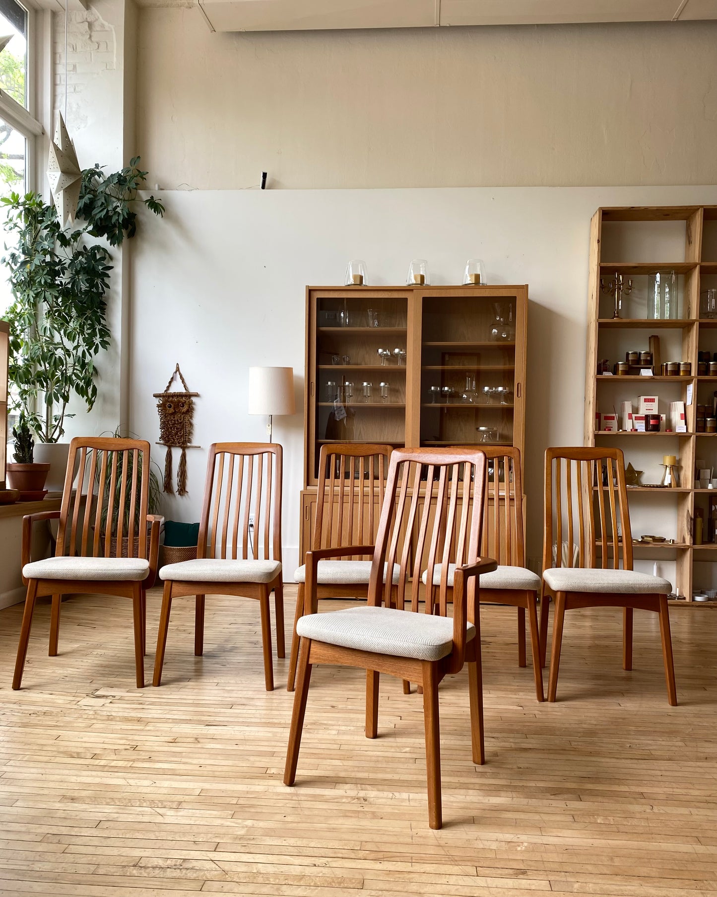 PENDING: S/6 Vintage Teak Dining Chairs by Benny Lindén Design