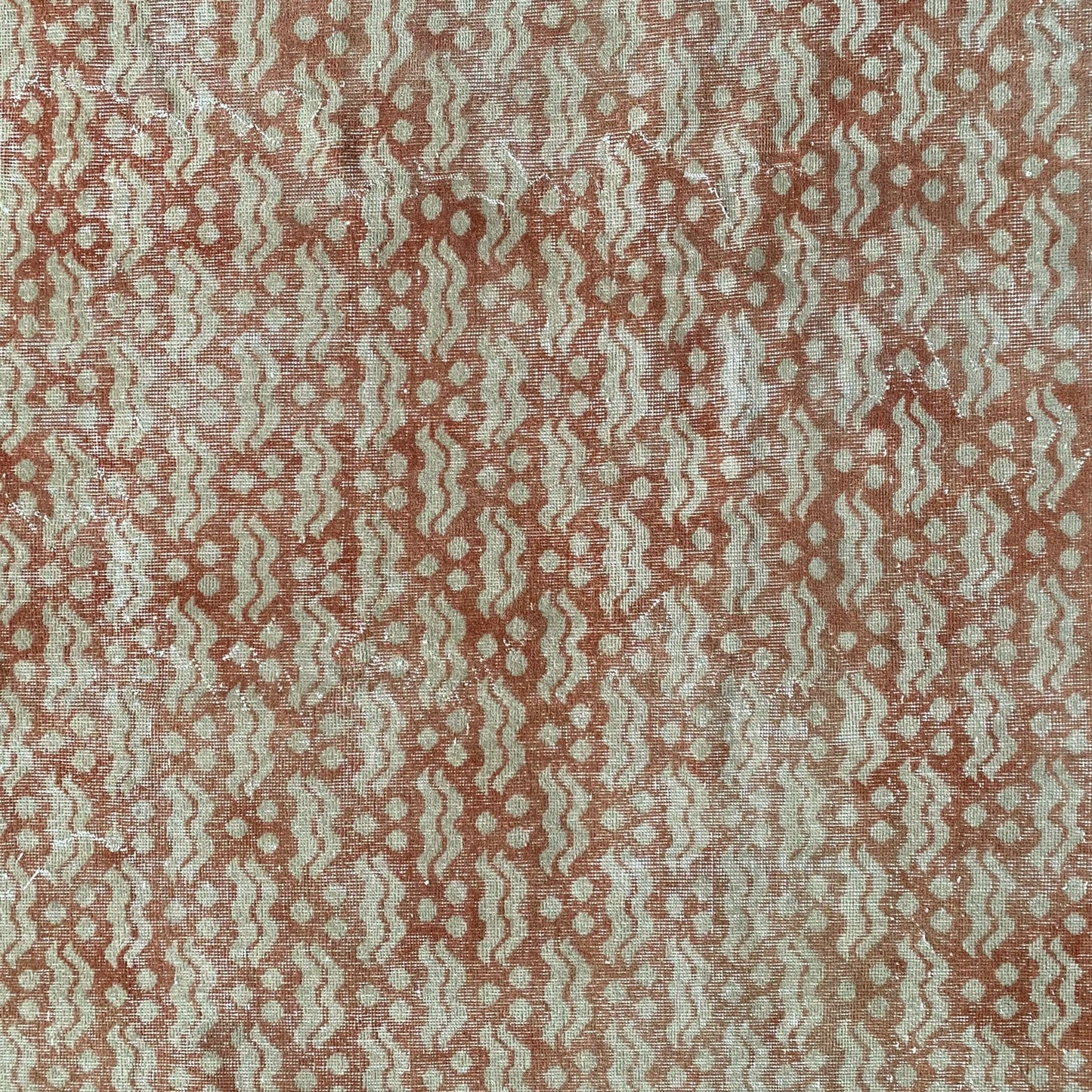 "INES" Vintage Hand-knotted Rug (5’11” x 9’2”)