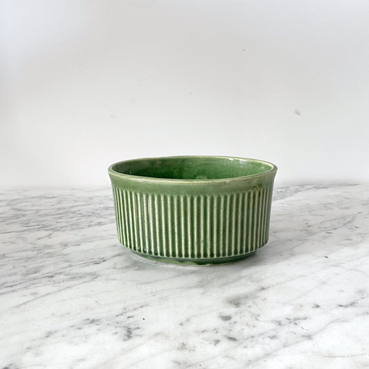 Vintage Ceramic Green Planter