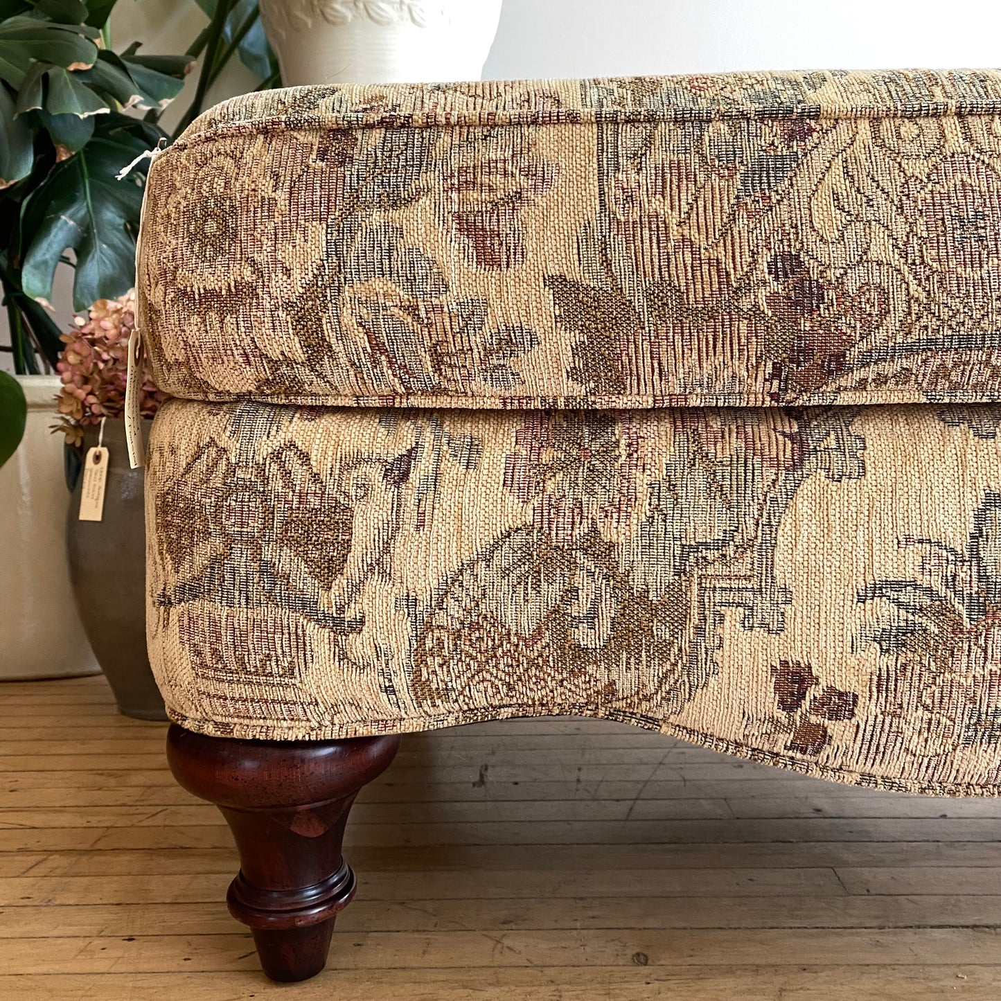 Found Upholstered Ottoman
