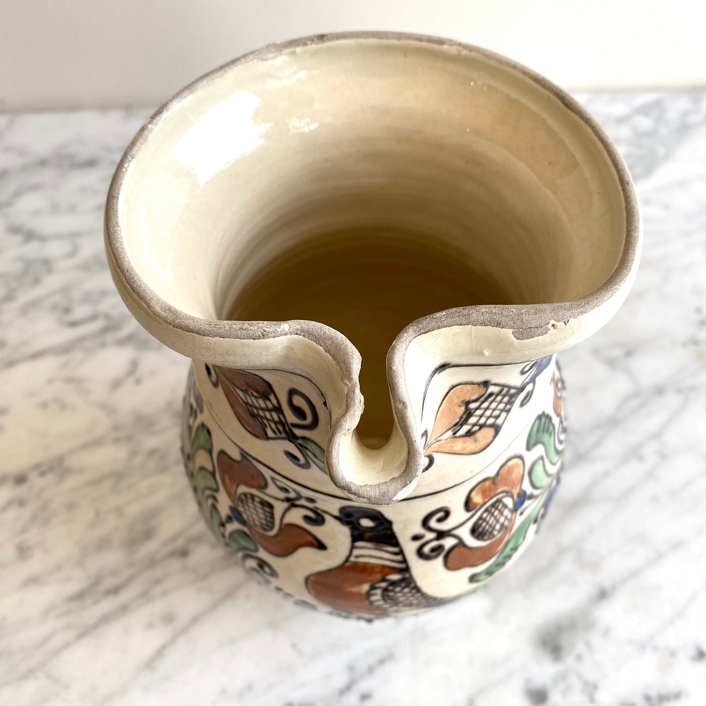 Vintage Hungarian Water Pitcher, 8.75"