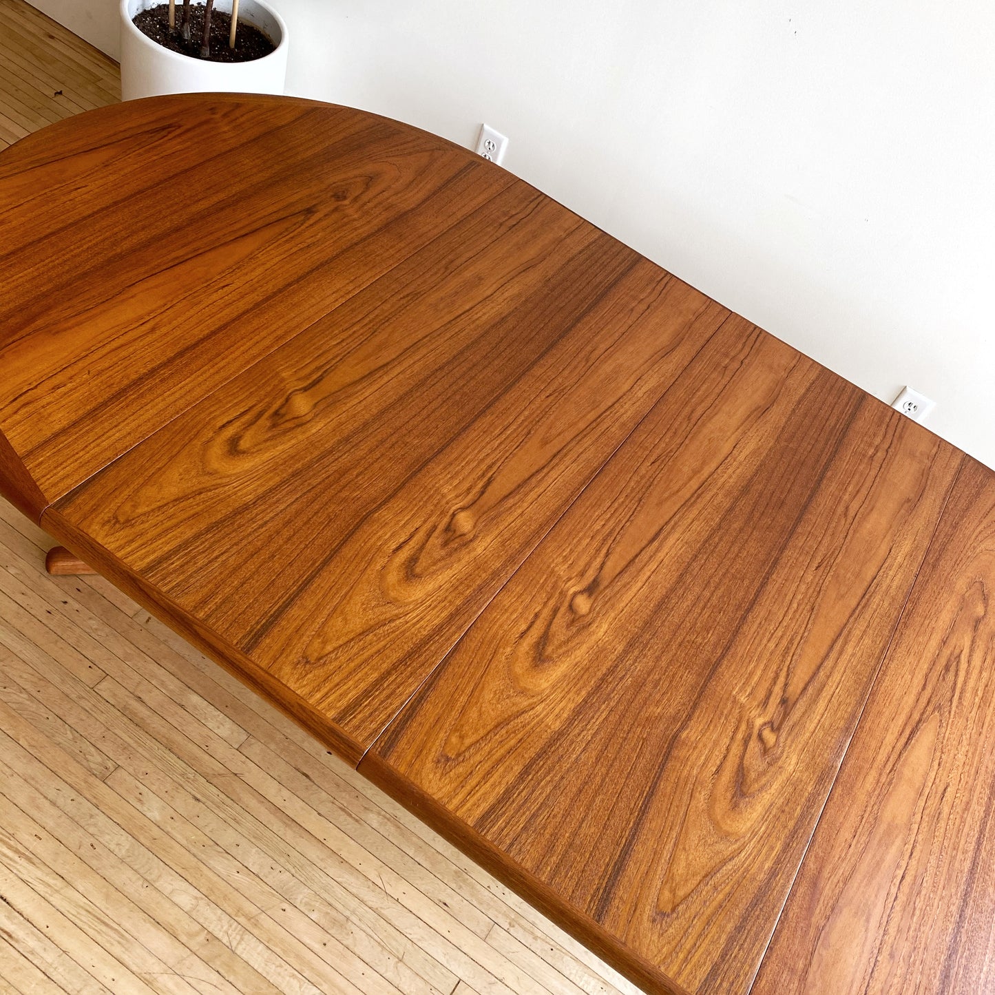 Restored Vintage Mid-Century Teak Dining Table