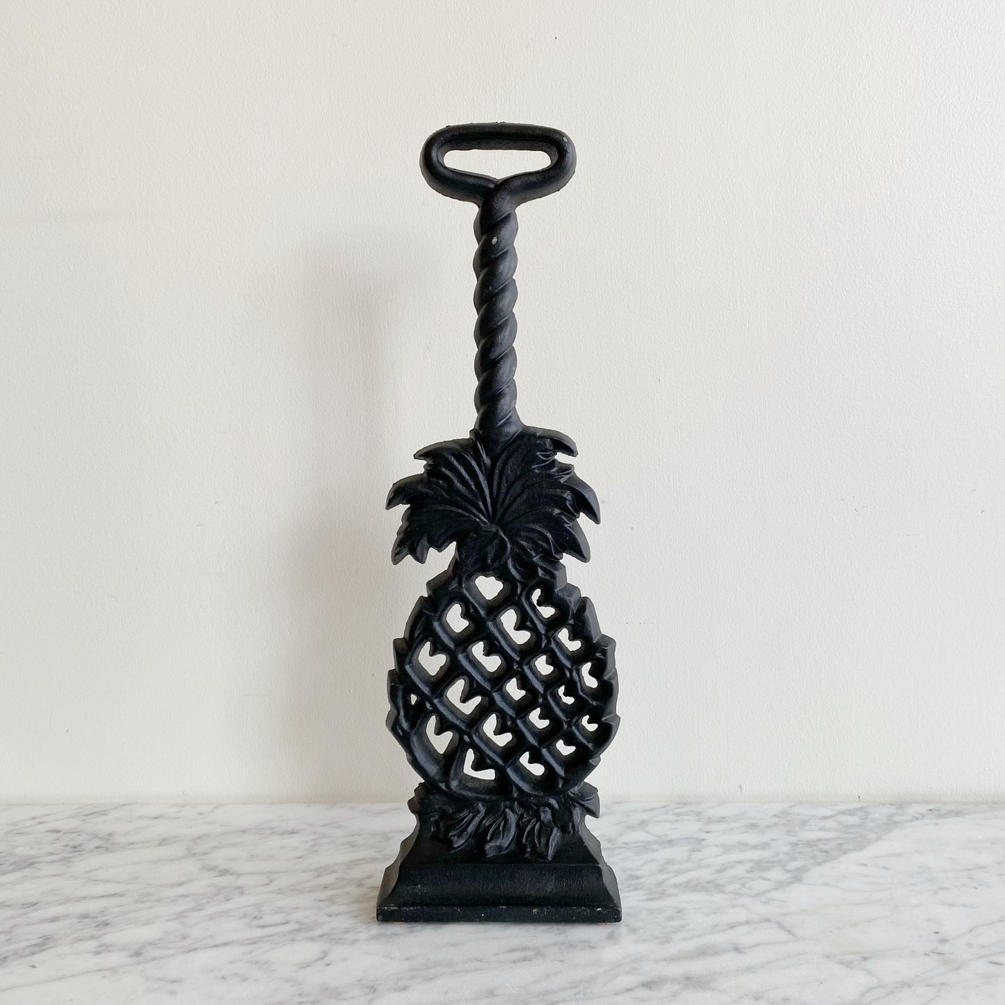 Vintage Cast Metal Pineapple Doorstop