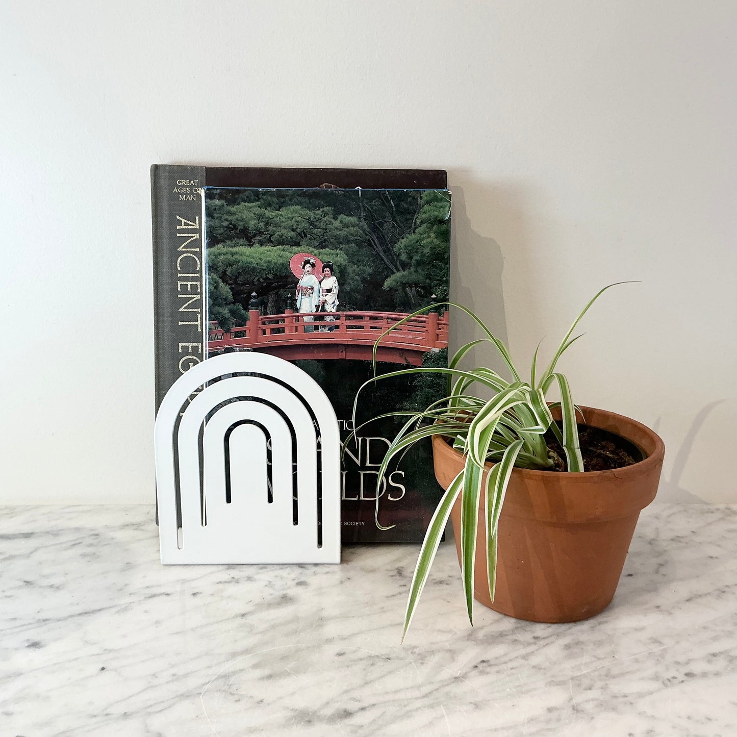 Large Vintage Mod Bookend