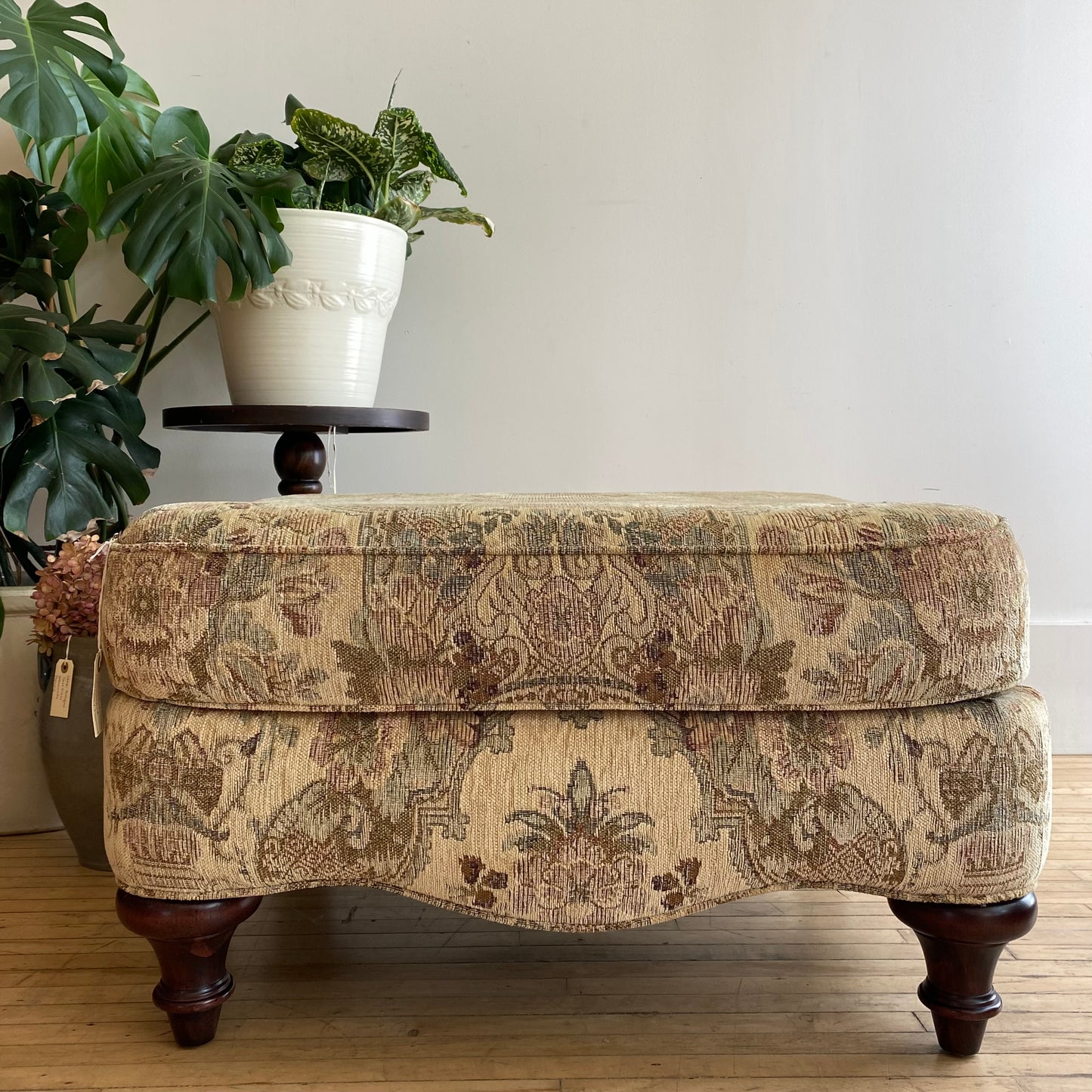 Found Upholstered Ottoman