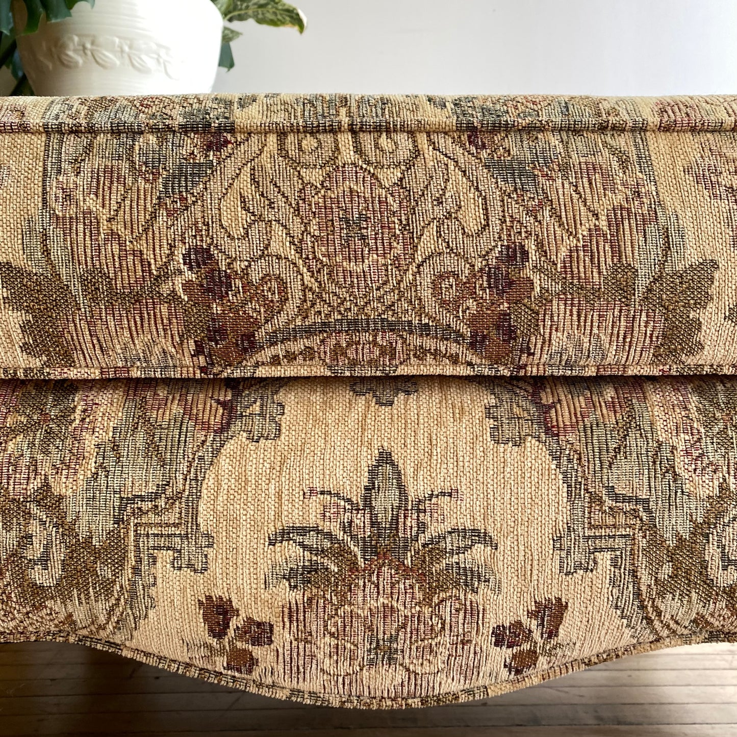 Found Upholstered Ottoman