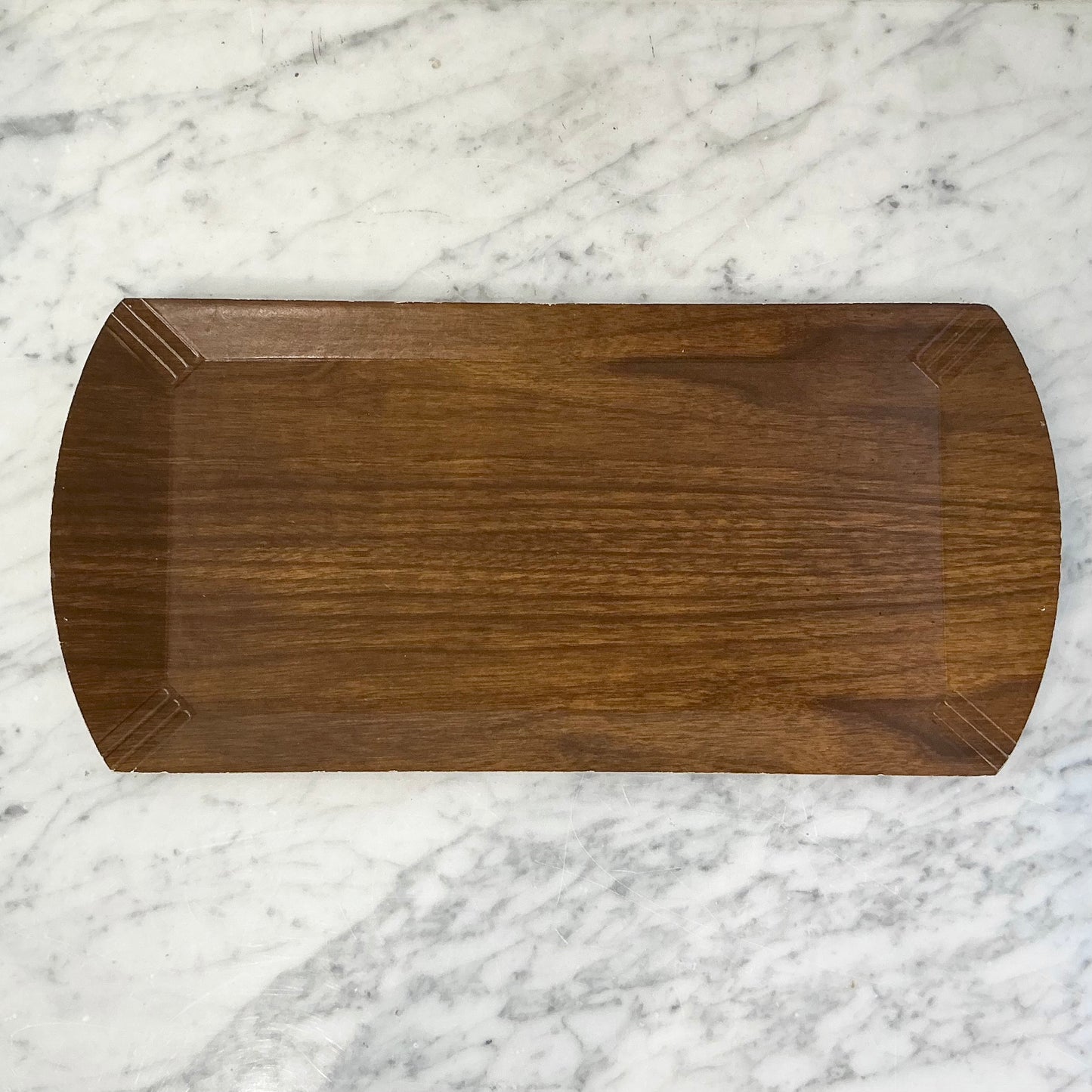 Vintage Pressed Wood Tray
