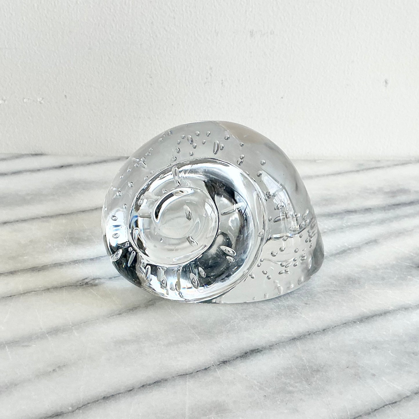 Vintage Bubble Glass Shell