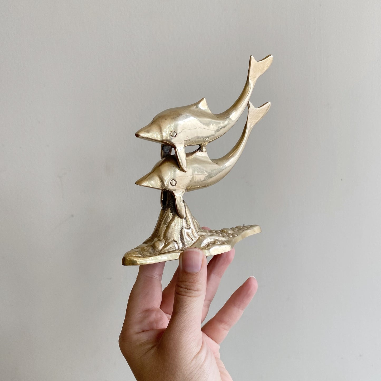 Vintage Brass Dolphin Pair (NAUTICAL COLLECTION)