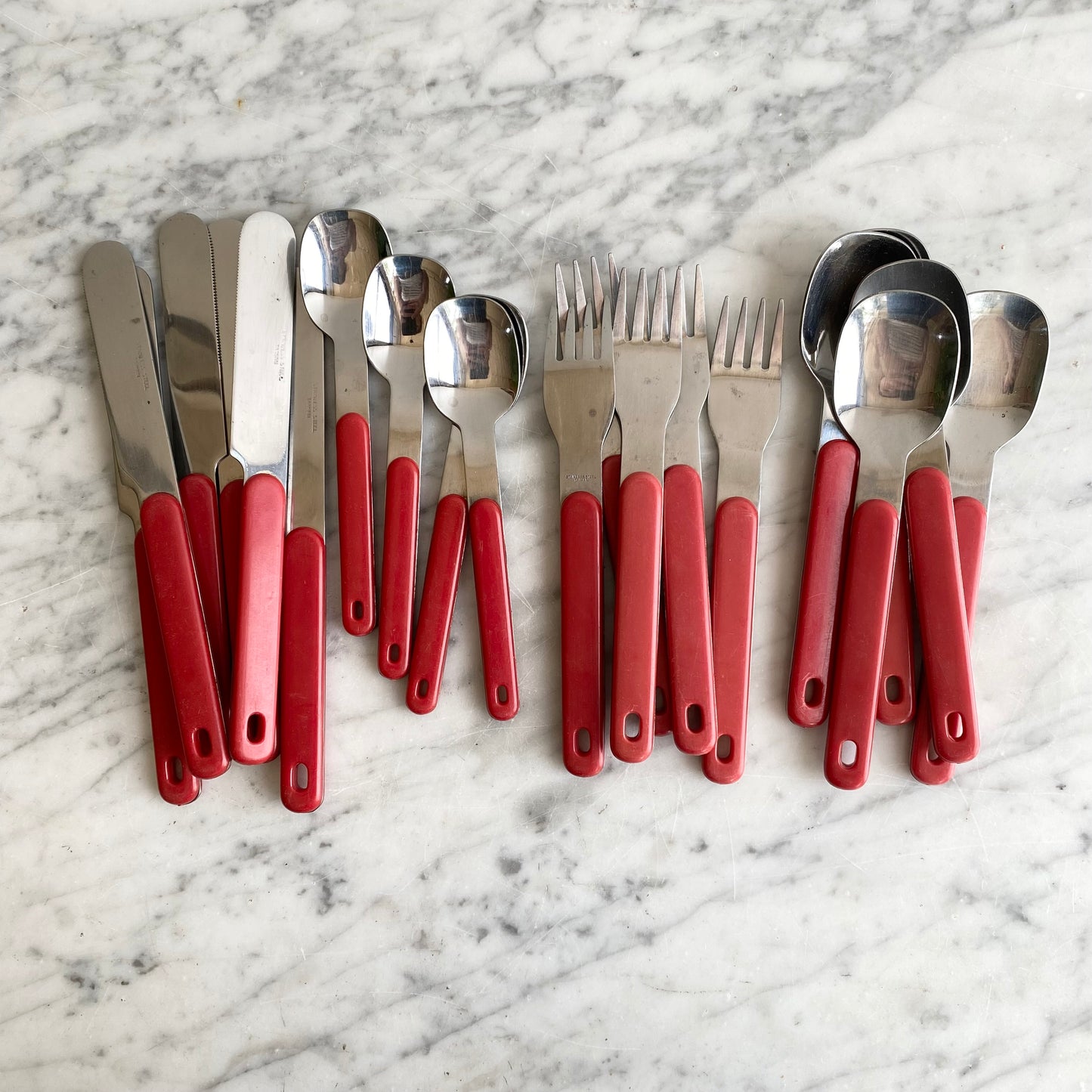 Vintage Flatware Set: 4 Place Settings