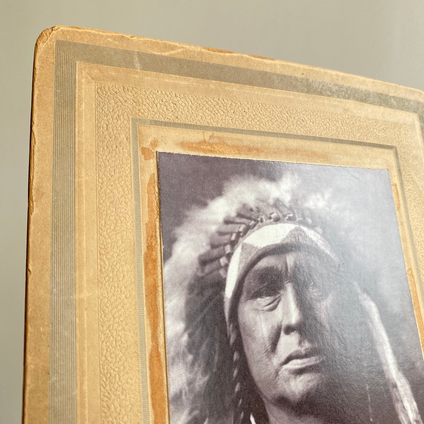 Antique Native American Portrait Photograph