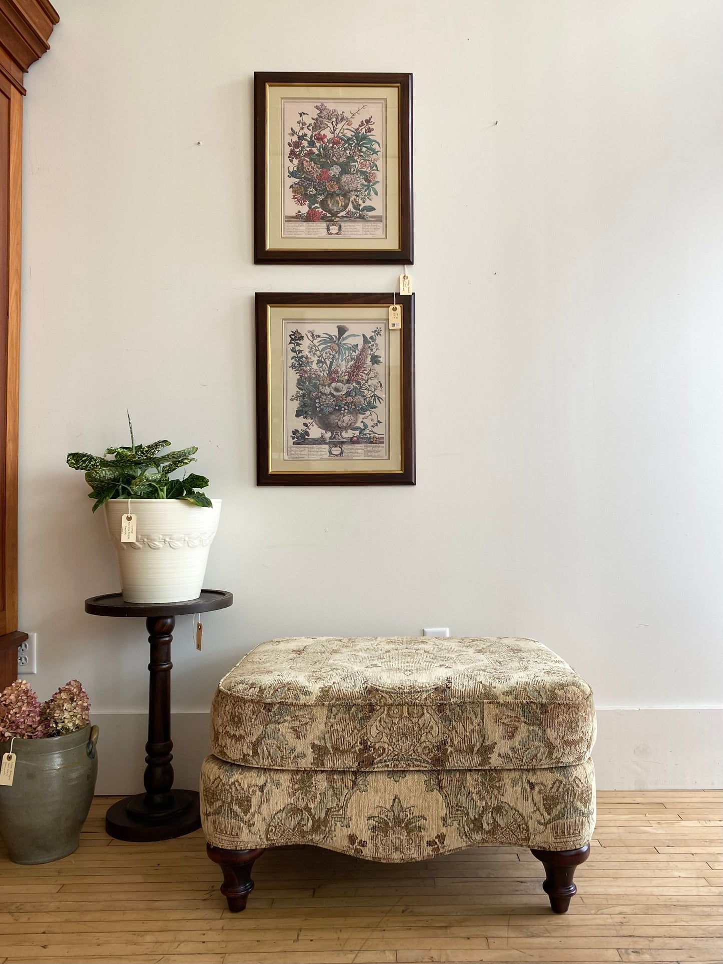 Found Upholstered Ottoman