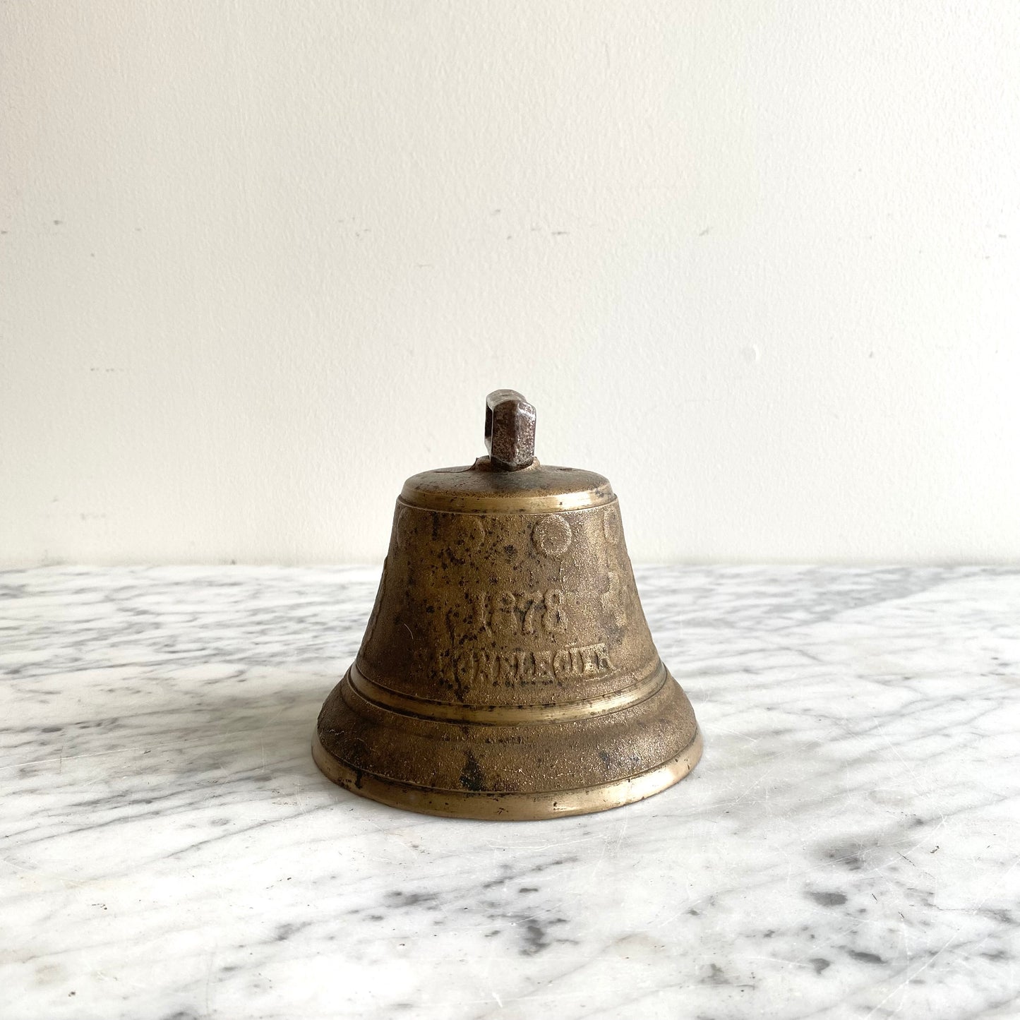 Large Antique Swiss Brass Bell