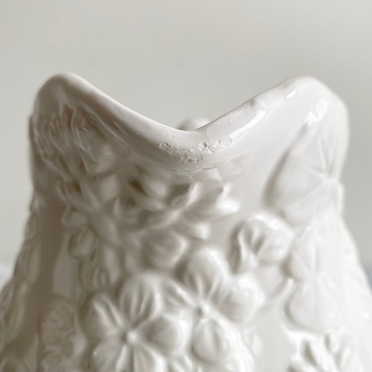 Vintage Ceramic Floral Pitcher