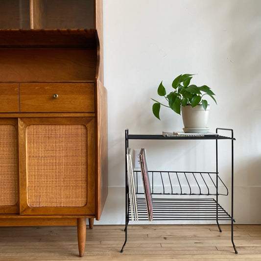 Vintage Mid-Century Wire Record Stand