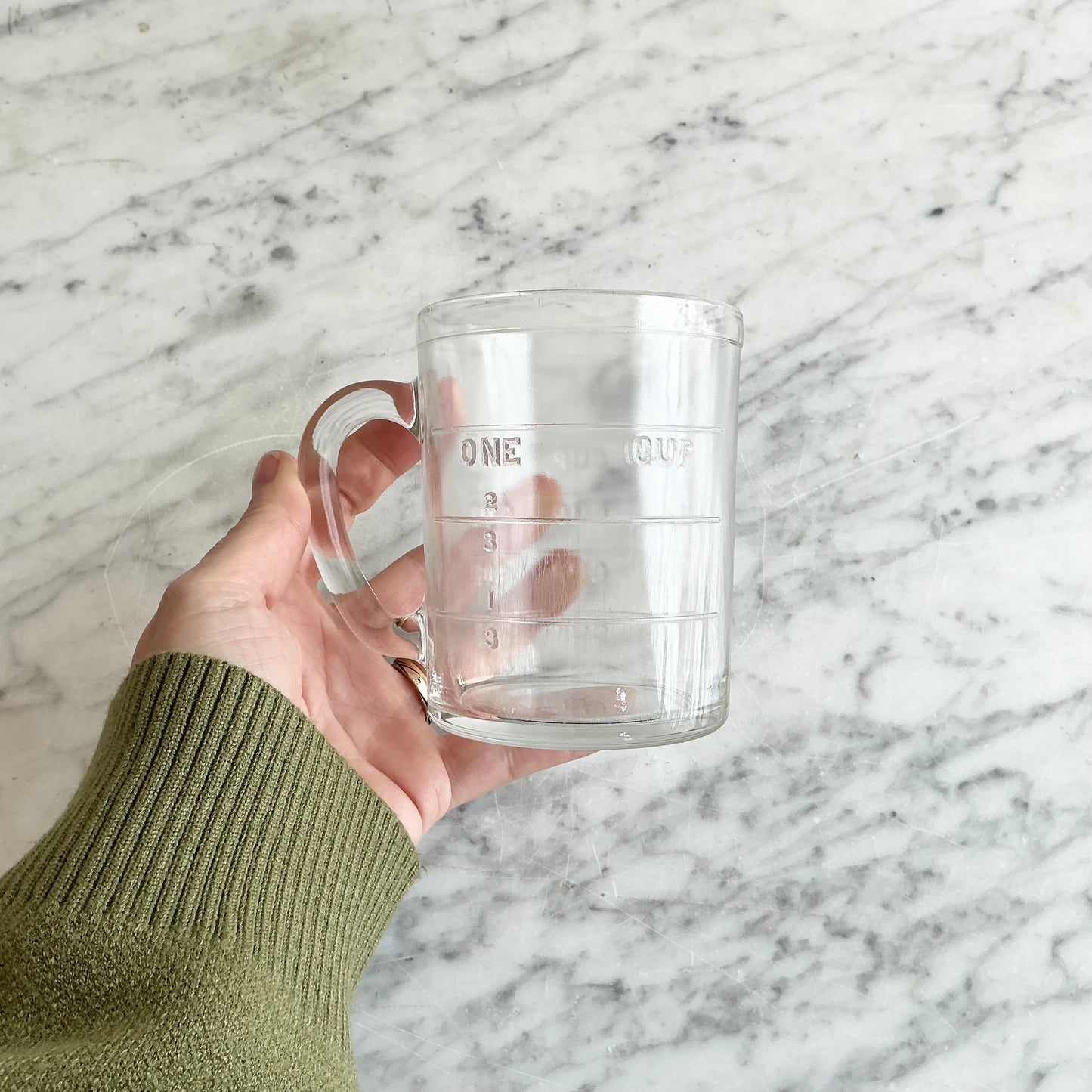 Vintage Glass Measuring Cup