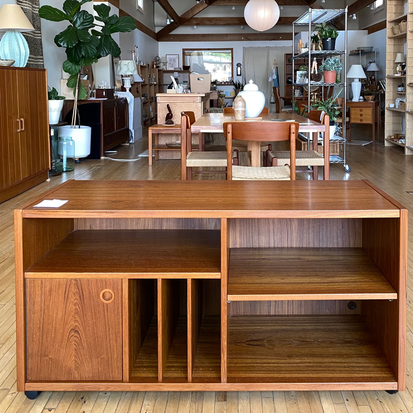 Vintage Teak Media Cabinet