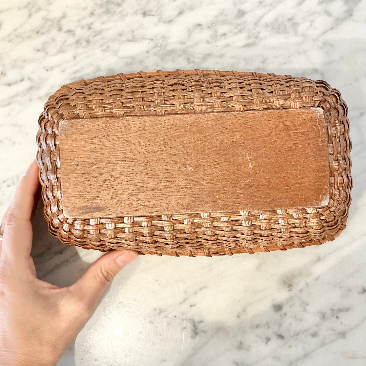 Petite Vintage Basket Organizer