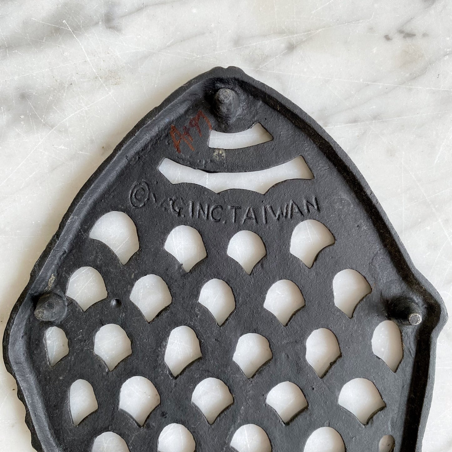 Vintage Iron Fish Trivet