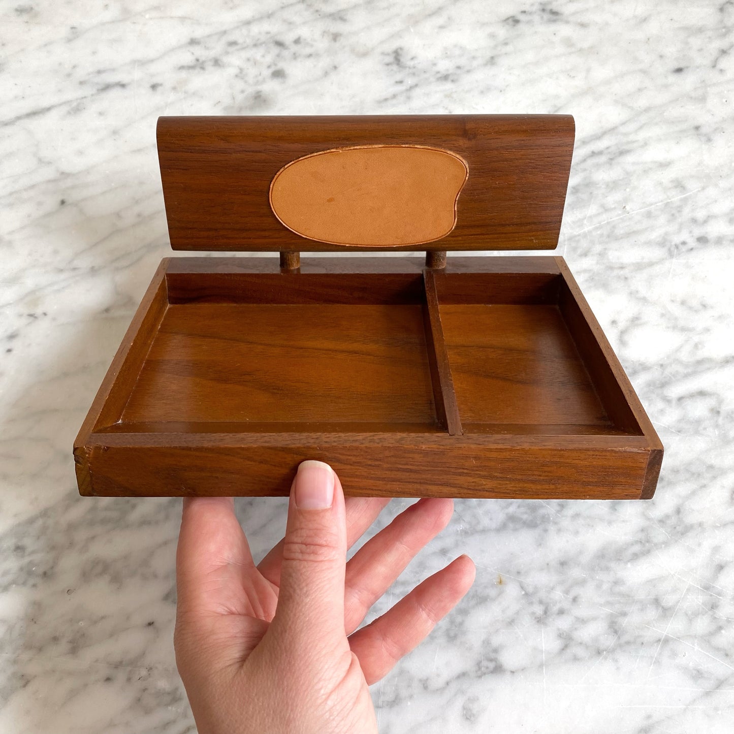 Vintage Wooden Dresser Organizer / Tray