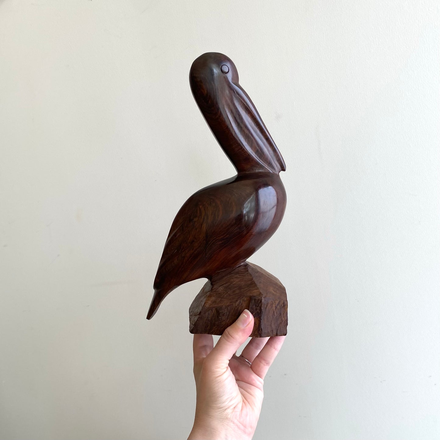 Vintage Ironwood Pelican, 11"