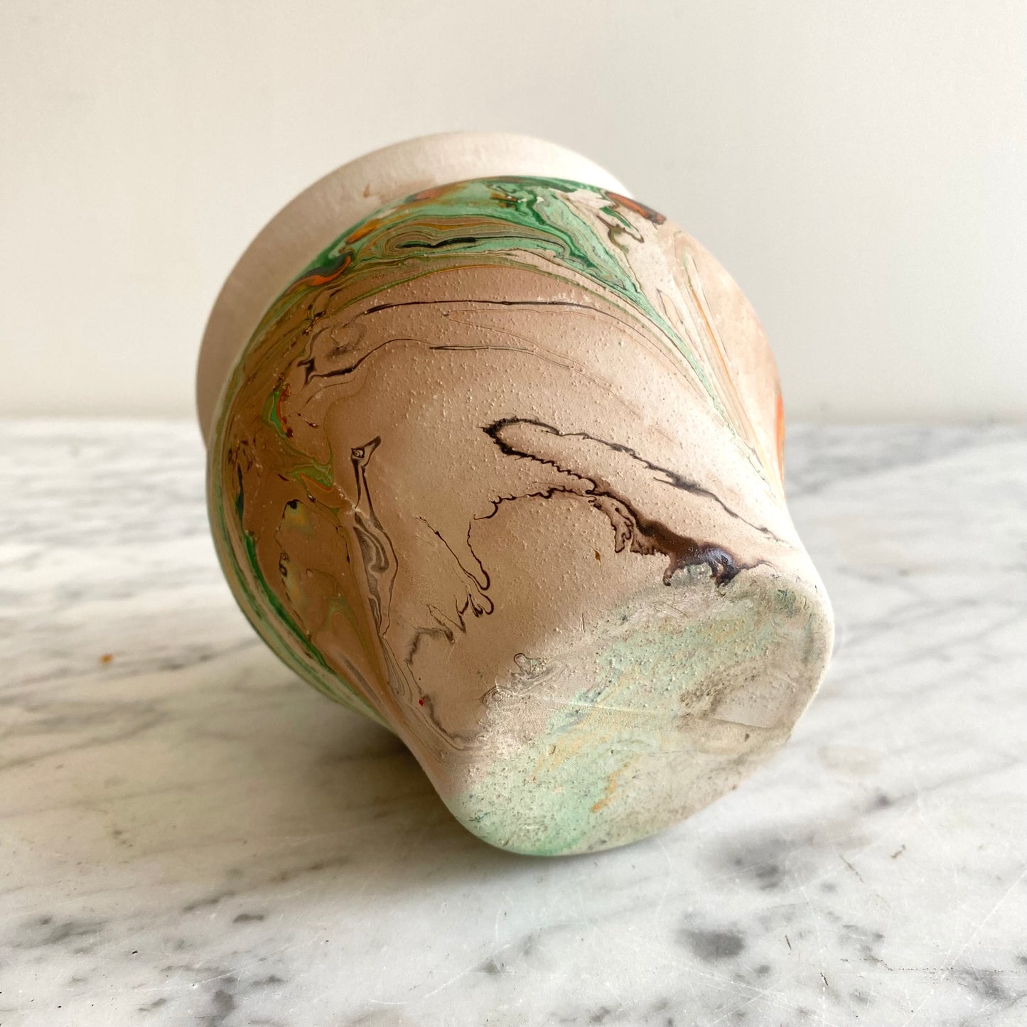 Vintage Nemadji Pottery Vase, 4"