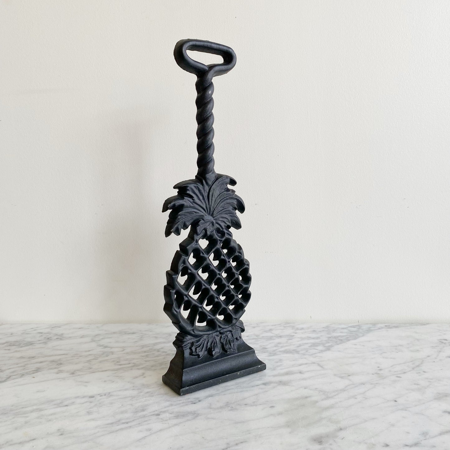 Vintage Cast Metal Pineapple Doorstop