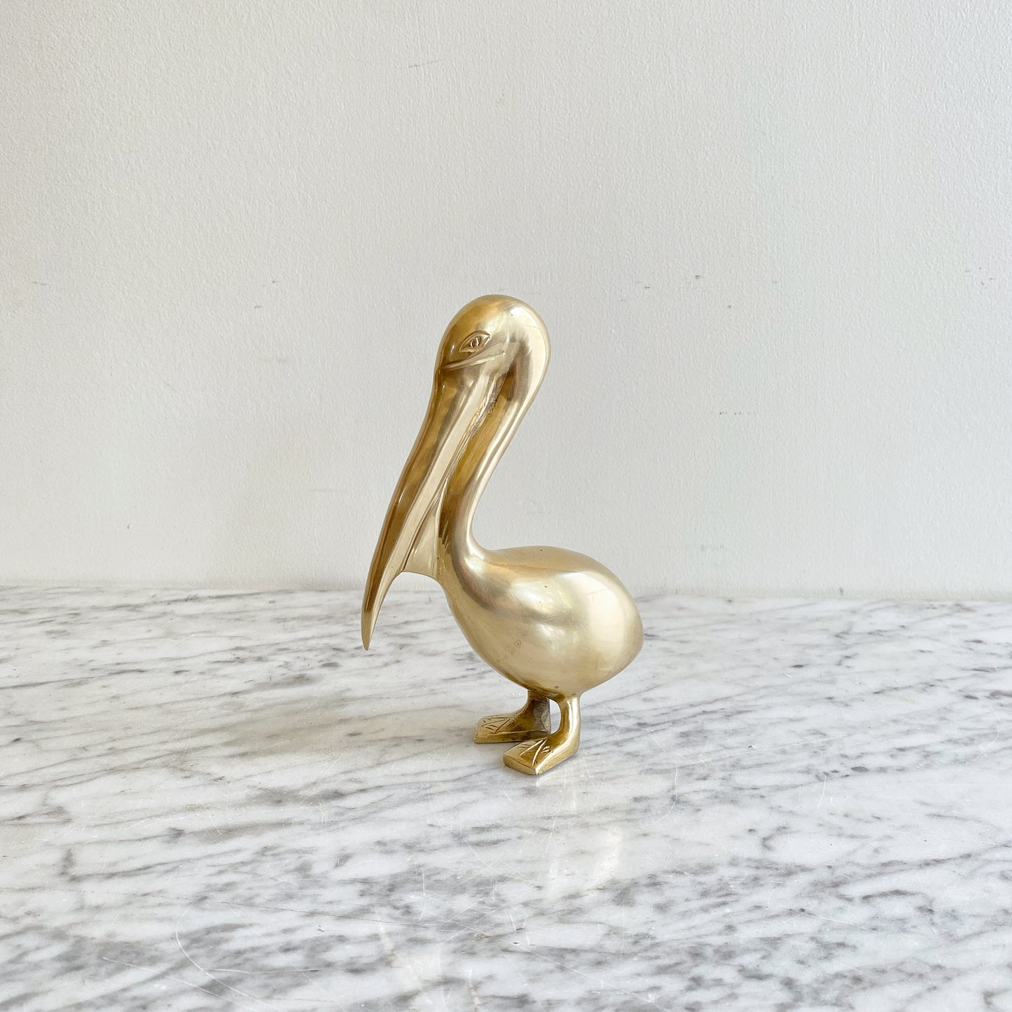 Vintage Brass Pelican, 7" (NAUTICAL COLLECTION)