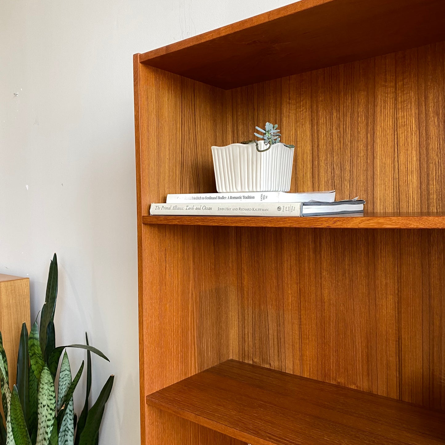 Vintage Teak Hutch with Drawers