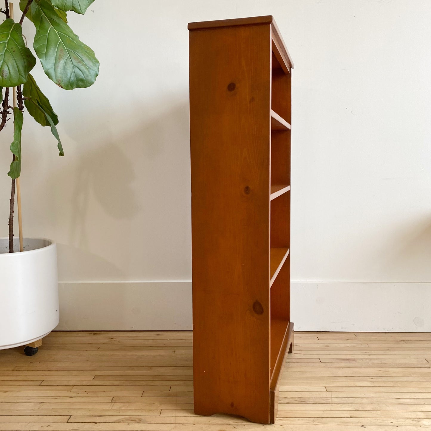 Vintage Solid Wood Bookcase, 47"