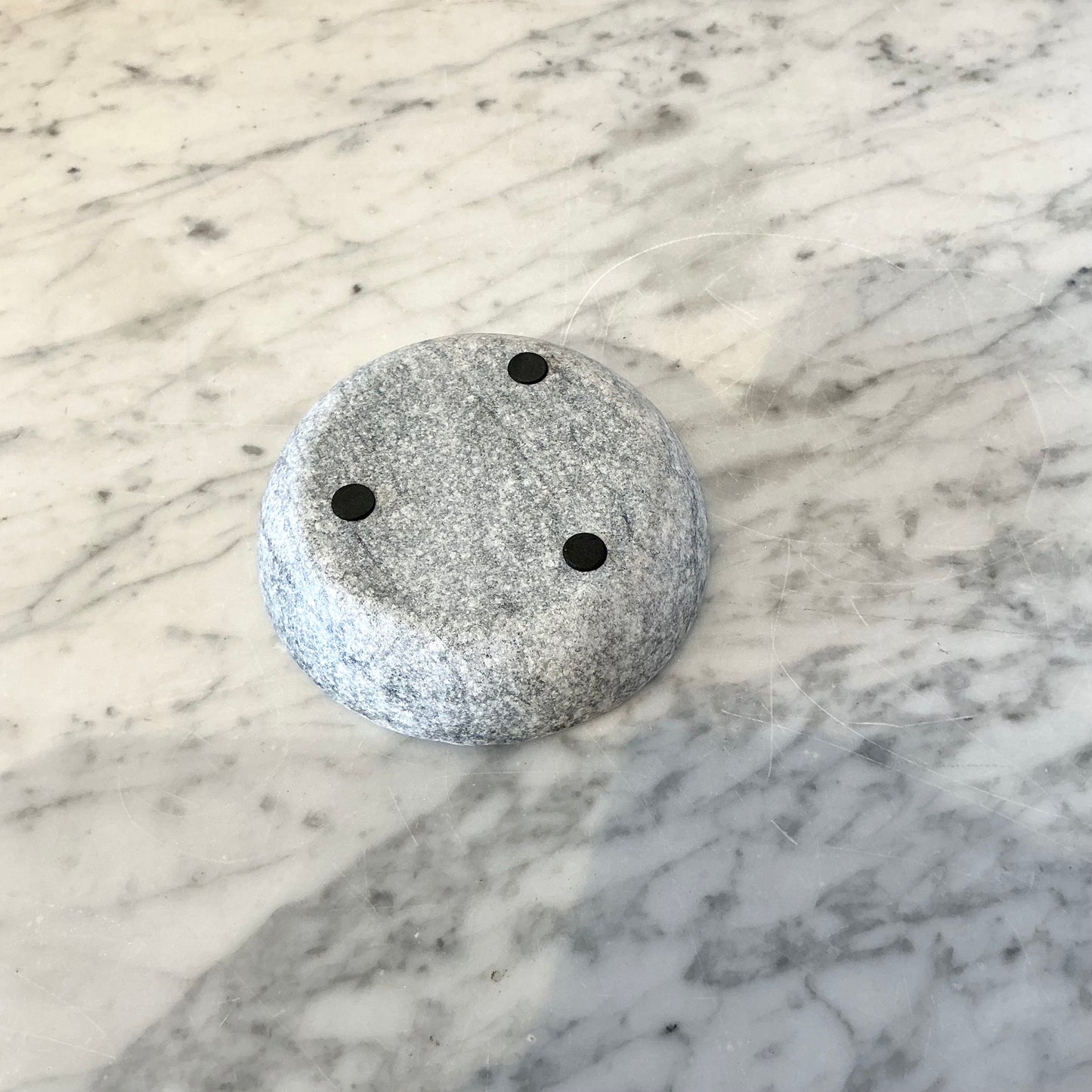 Found Gray Stone Trinket Dish