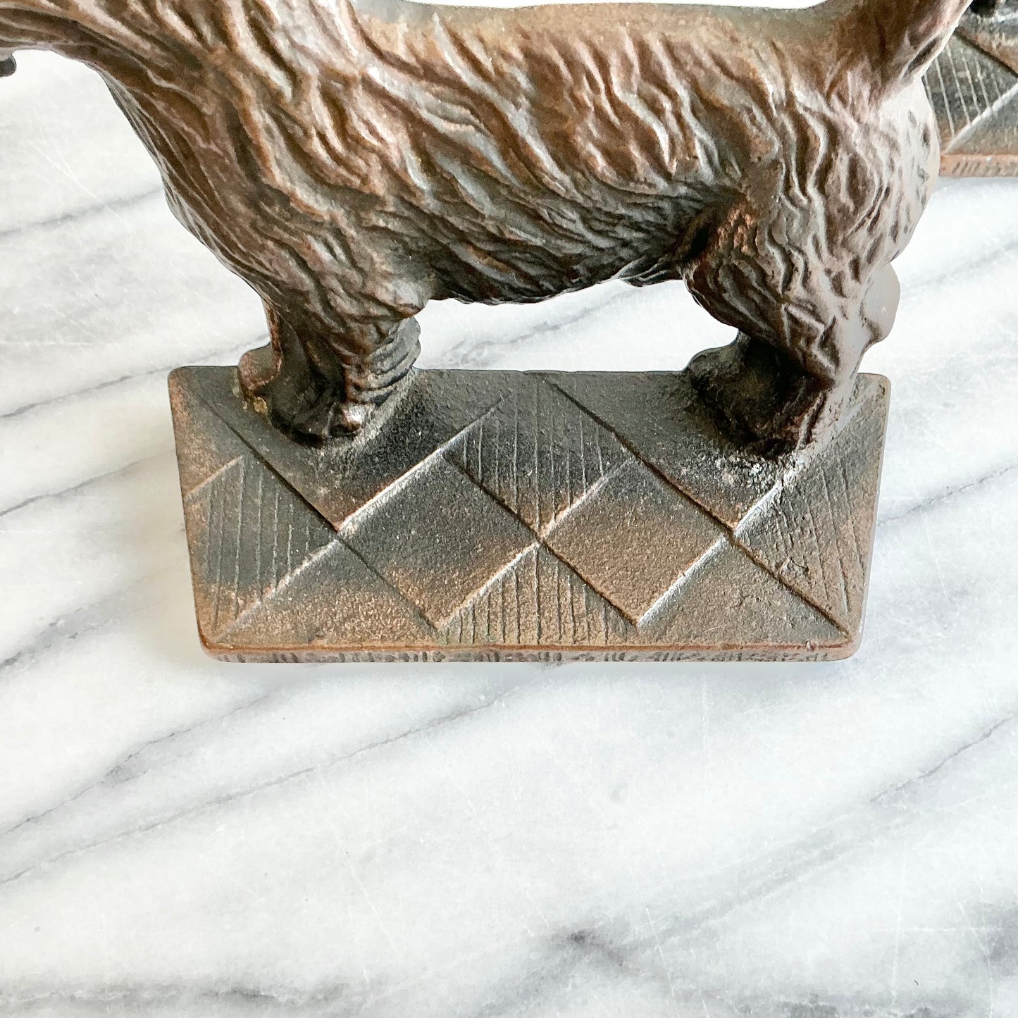 Pair of Vintage Iron Scottie Dog Bookends