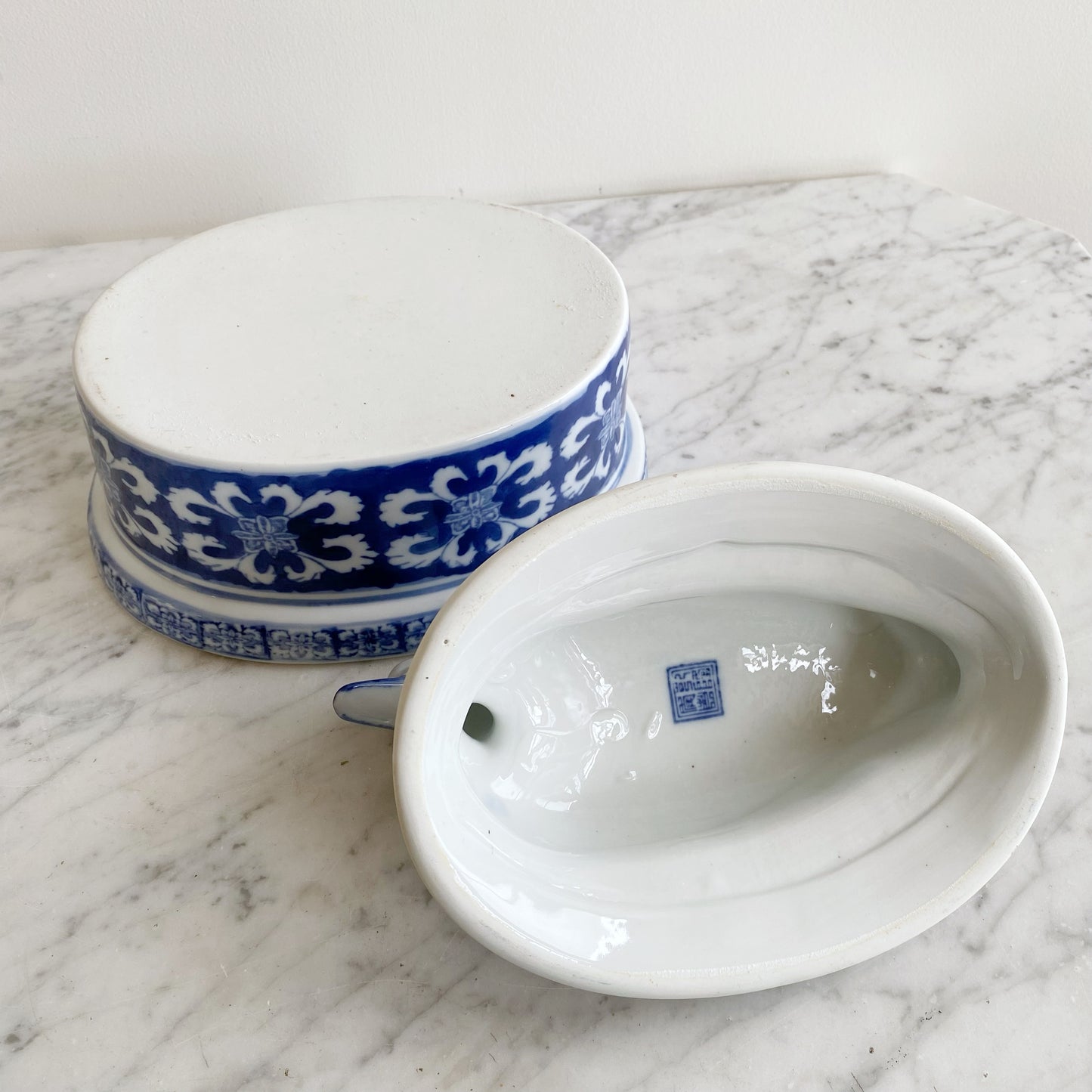 Vintage Hand-painted Porcelain Duck Tureen