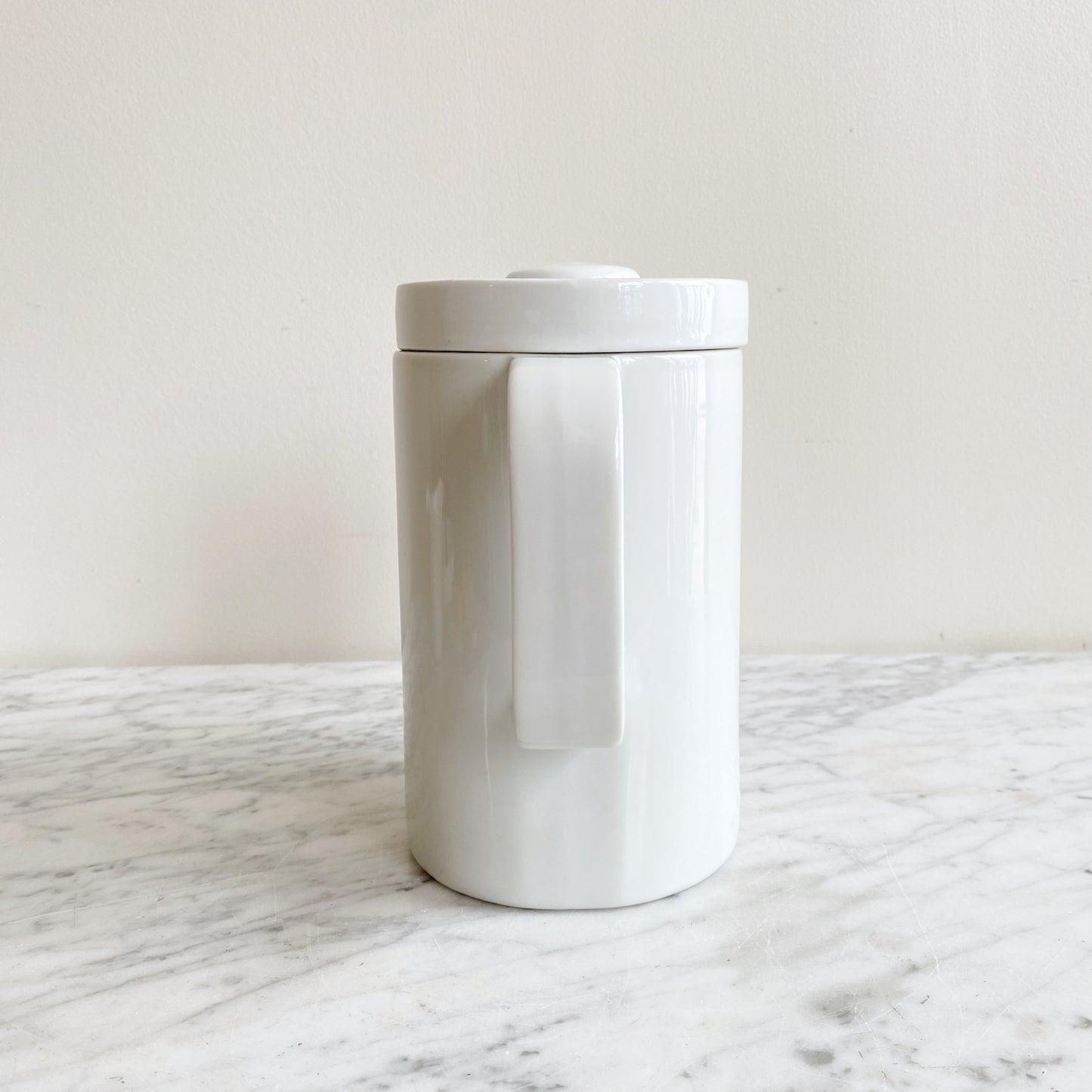 Vintage Minimalist Modern Porcelain Pitcher