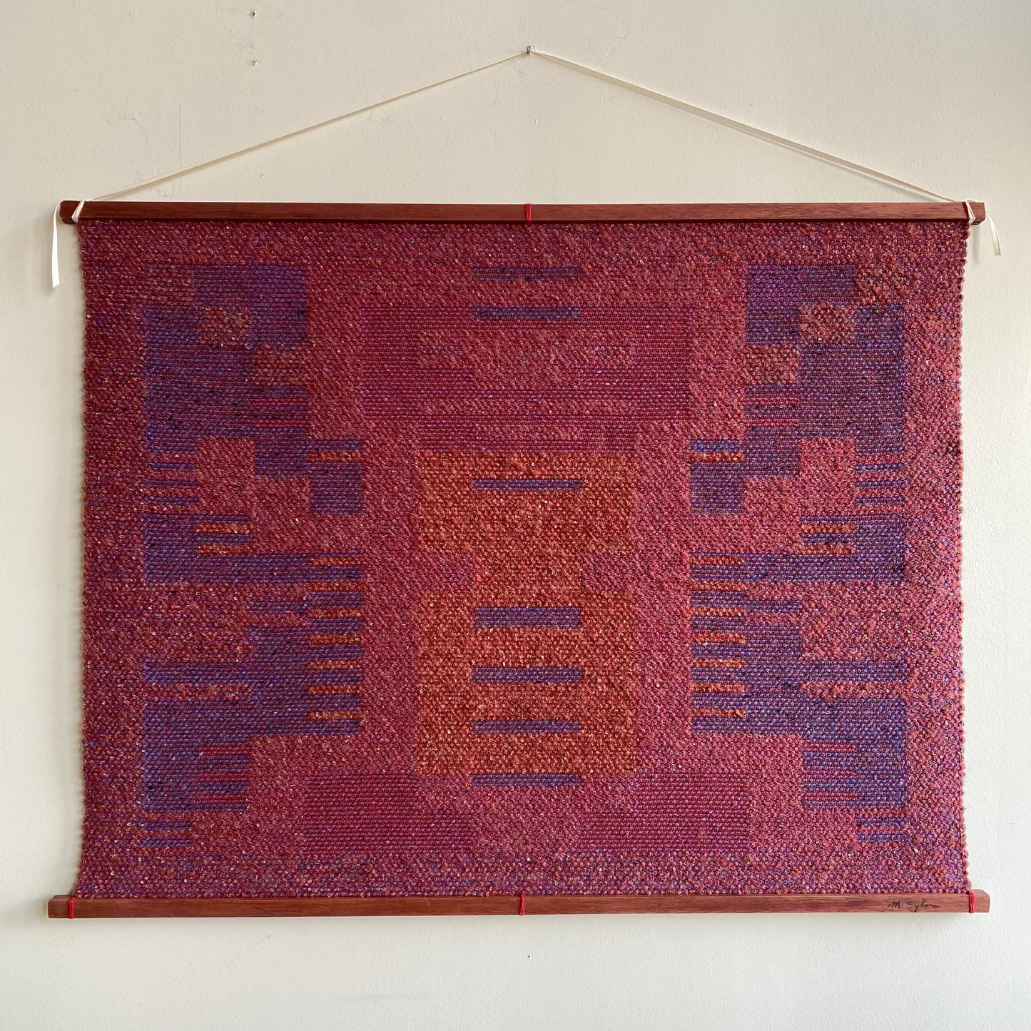 ON HOLD: Vintage Handmade Weaving / Wall Hanging / Textile Art