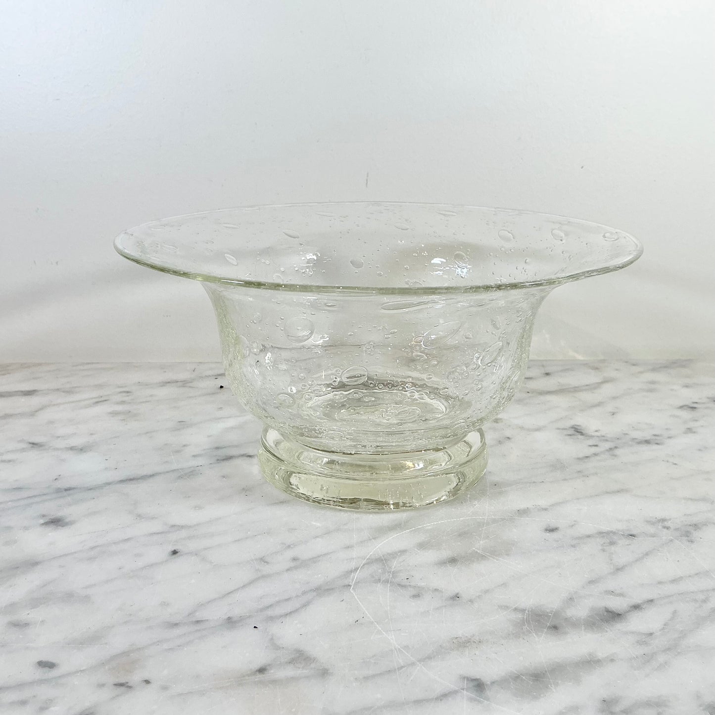 Vintage Glass Bubble Bowl