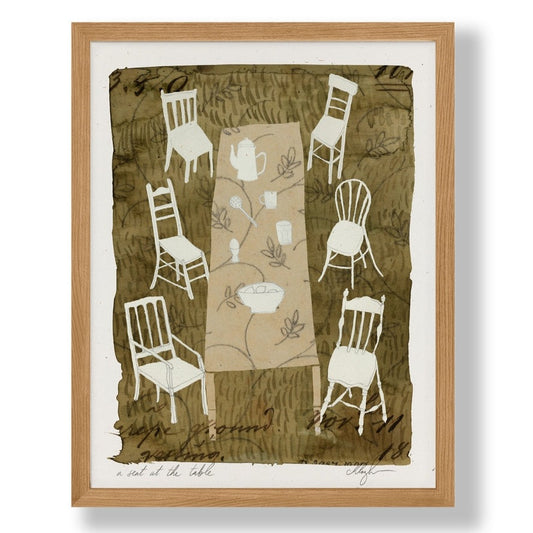 "A Seat At The Table" Art Print (11 x 14)