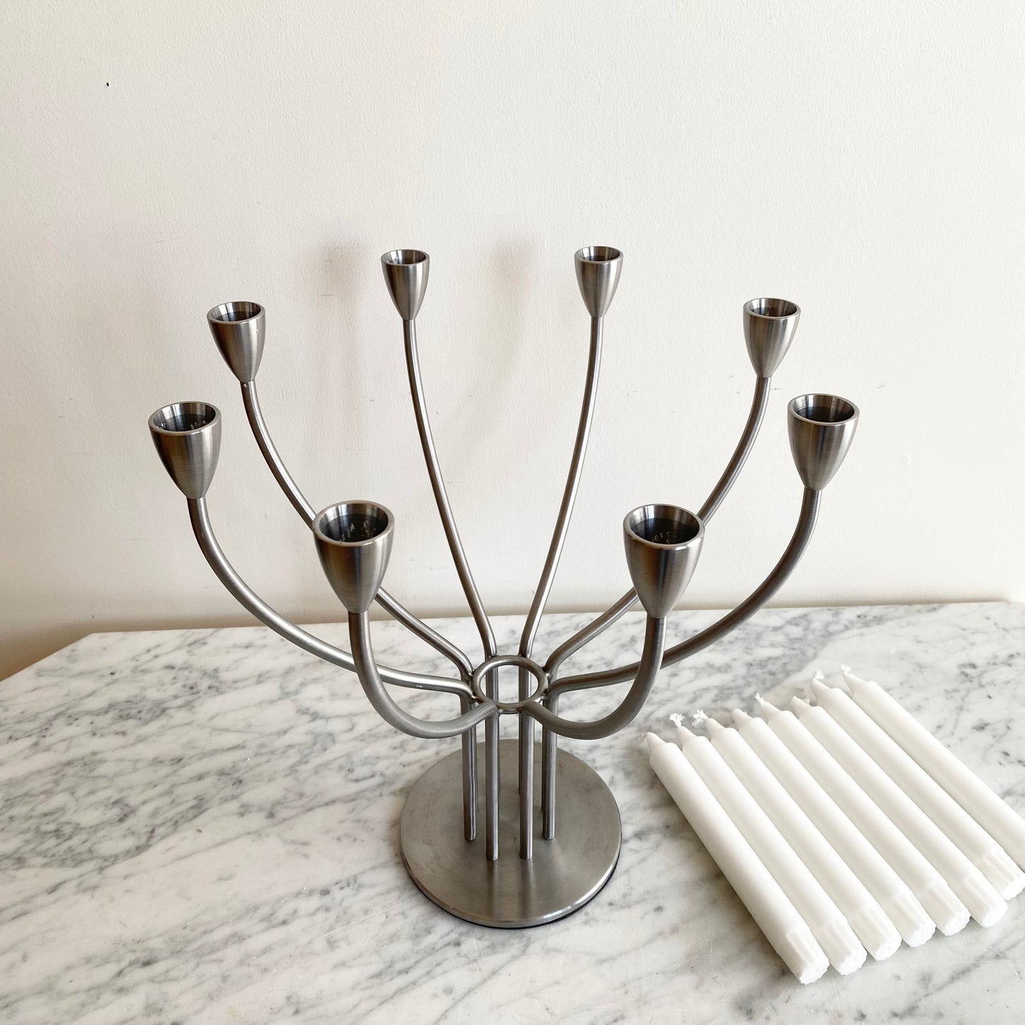 Vintage Ikea 8-arm Candelabra by Knut and Marianne Hagberg