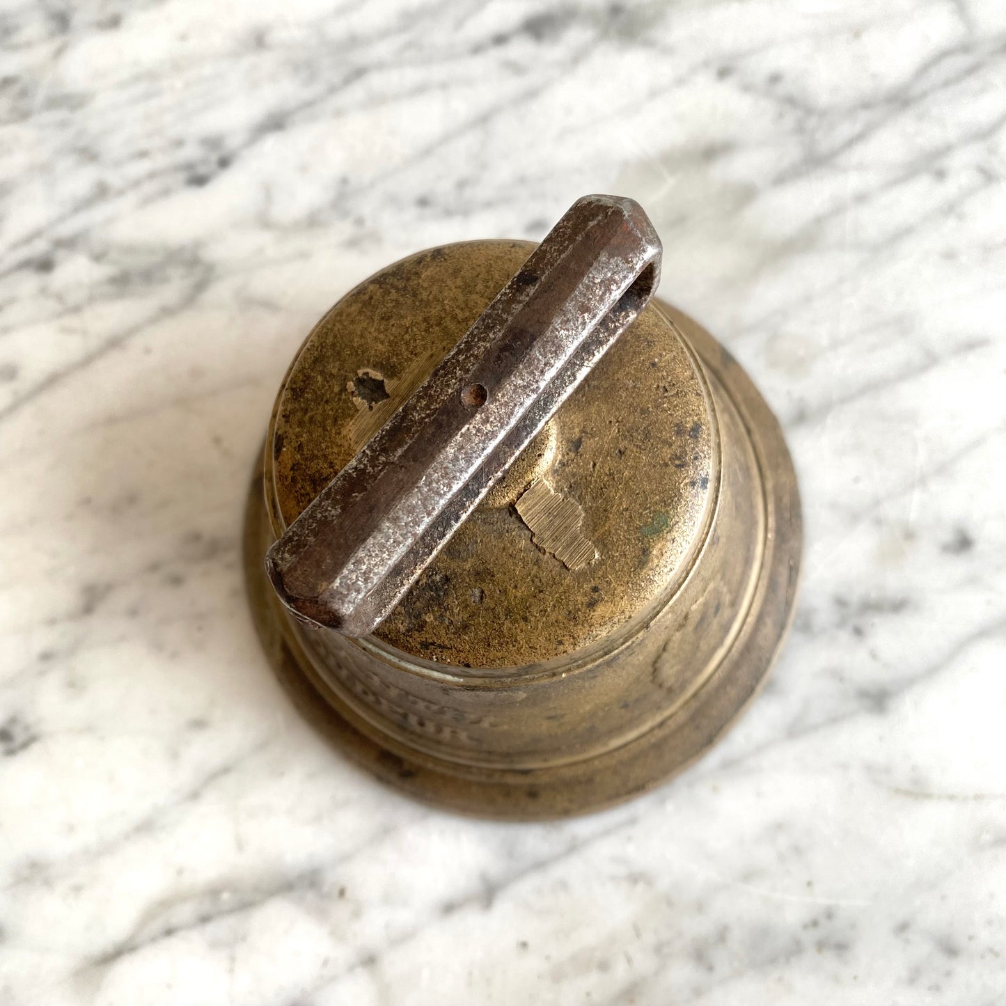 Large Antique Swiss Brass Bell