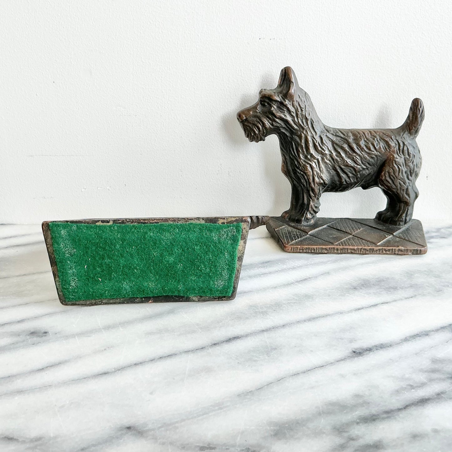 Pair of Vintage Iron Scottie Dog Bookends