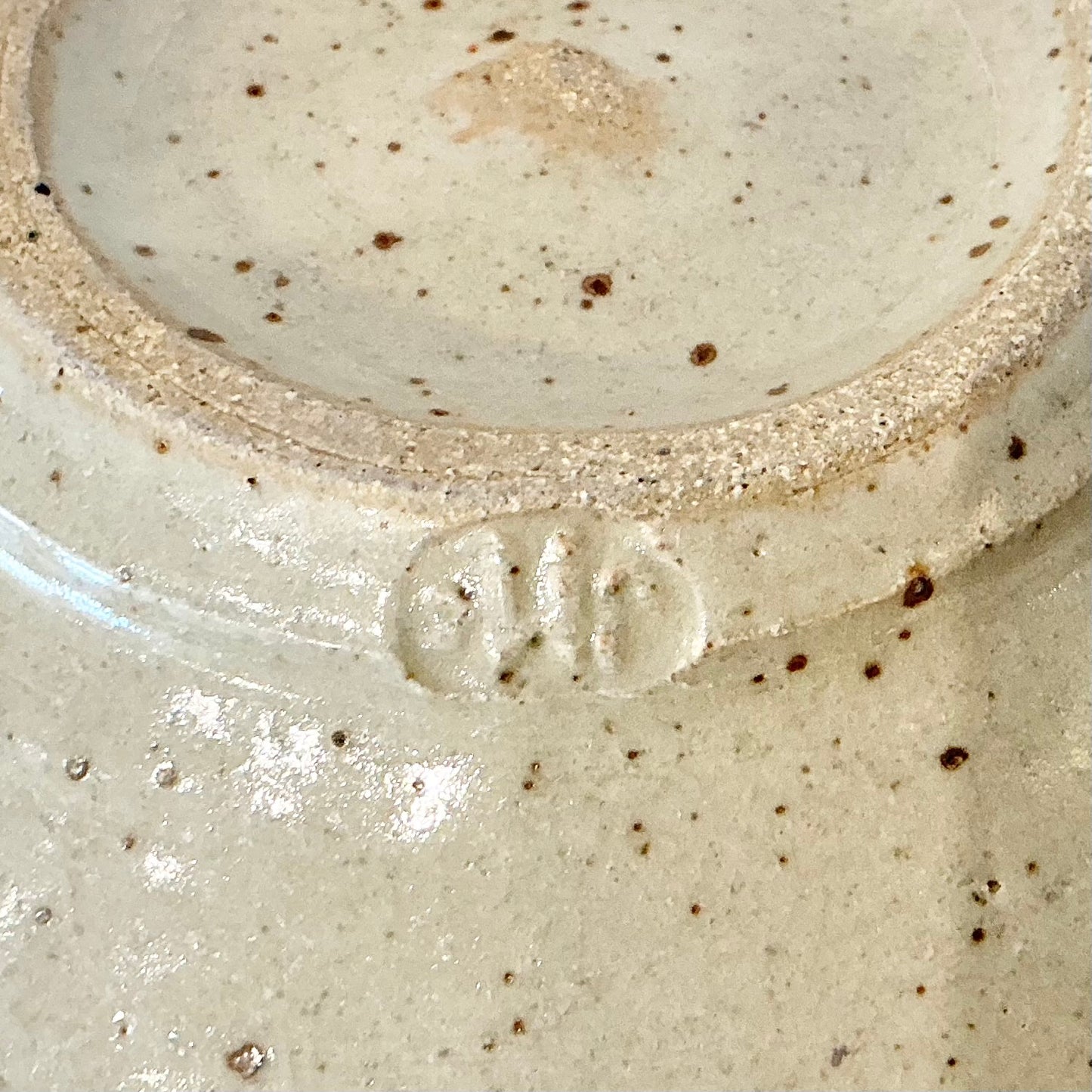 Vintage Stoneware Bowl, 7"