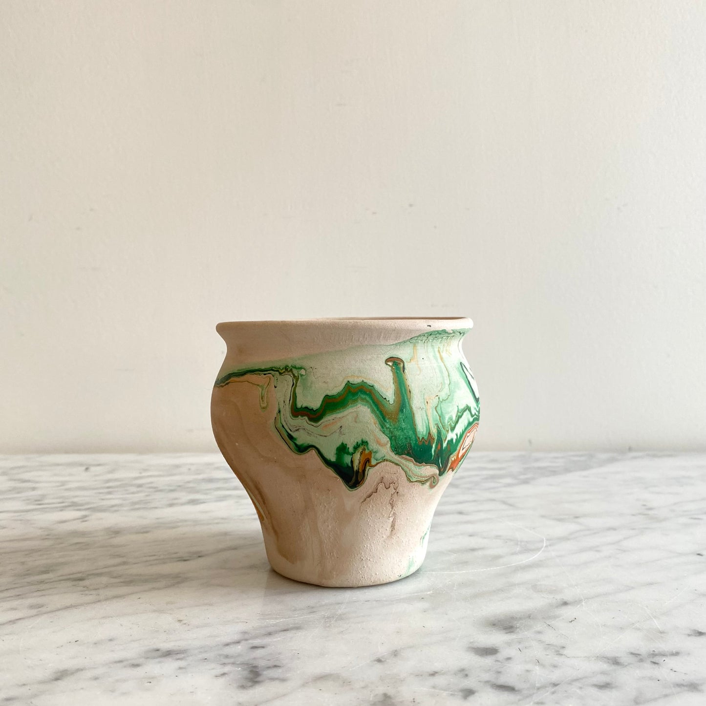 Vintage Nemadji Pottery Vase, 4"