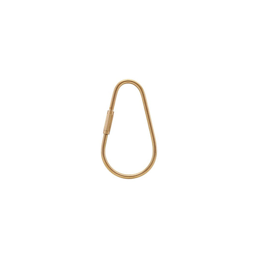 Brass Drop Keyring